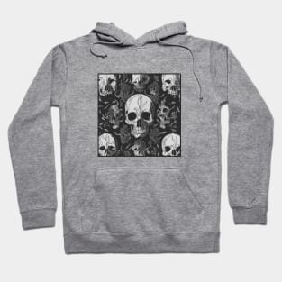 Skulls Pattern Hoodie